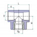 На фото Hi-Therm PP-R tee with female metal thread
